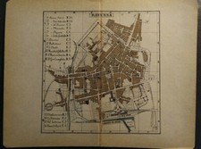 Stampa antica Pianta Ravenna