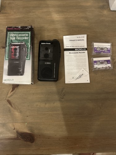 Radio shack microcassette - shack,