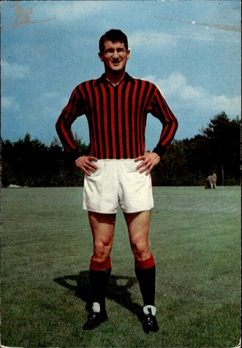 Cartolina calcio milan - cartolina,