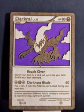 Carta Pokemon 3D Darkrai in Legno (Fatto a mano)