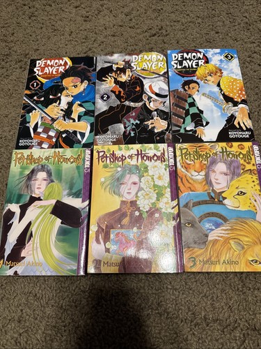 Manga books 2 separate - 6, (1-3)