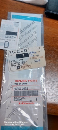 Scritta adesivo kawasaki 10 - kawasaki,