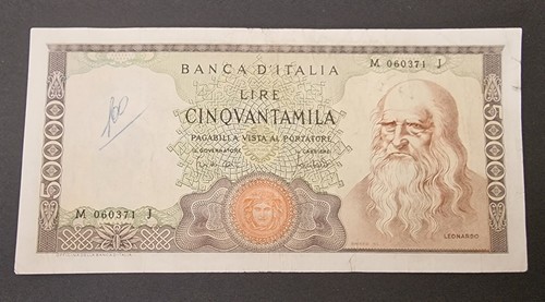 Cinquantamila 50000 lire - 50000,