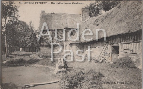Vintage postcard yvetot france - postcard,