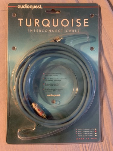 Câble audioquest turquoise - câble,