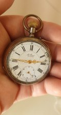 TISSOT GENEVE SILVER  POCKET WATCH OROLOGIO DA TASCA MONTRE A GOUSSET TASCHENUHR
