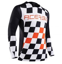 MAGLIA CROSS ENDURO ACERBIS START & FINISH X-FLEX NERO ARANCIO ORANGE TG L