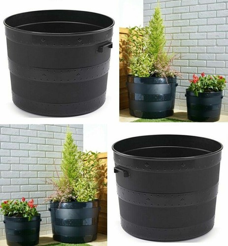 Piantana plastica nera - plastica, vaso