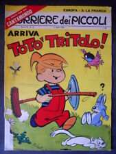 CORRIERE PICCOLI 15 1965 TOTO TRITOLO – IL FANTASMA E LA SALIERA MILANI [G393A]