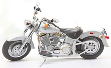 Harley Davidson Fat Boy FLSTF 1990 in scala 1:4 tutta in metallo