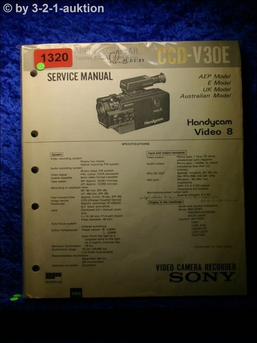 Manuale servizio sony ccd - servizio,