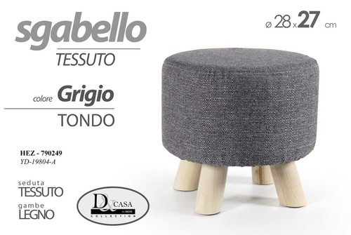 Pouf sgabello poggiapiedi - pouf,