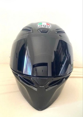 Agv solid black - full, face