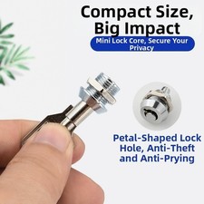 Lucchetto compatto in lega di