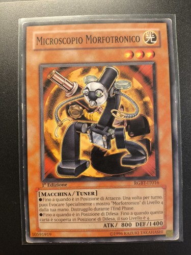 Carta microscopio - yu-gi-oh!,