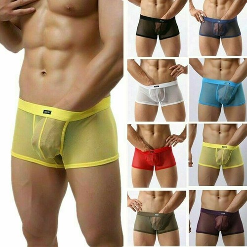 Boxer uomo sexy trasparente