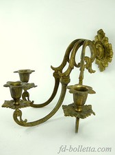 Vecchia applique ottone