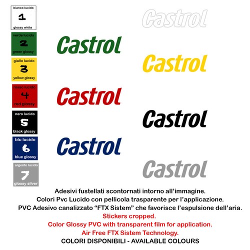 Adesivi pre spaziati castrol