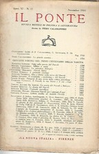 Il Ponte rivista mensile di