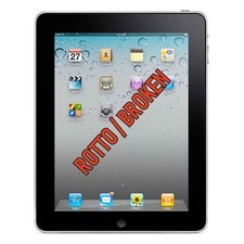 Apple Ipad 1 32gb 3g Wifi Rotto Per Parti Da Riparare Vintage_