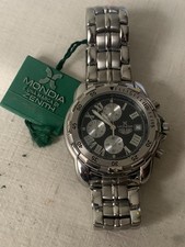 Mondia Zenith Triumph Chronograph Quartz diver 10atm cassa acciaio 40mm tag NOS