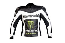 KAWASAKI Veste Motard en Cuir