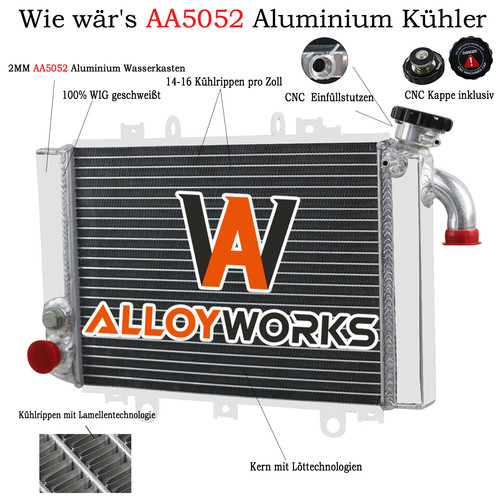 Radiatore alluminio per - in,