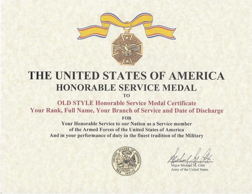 Onorevole certificato - , di