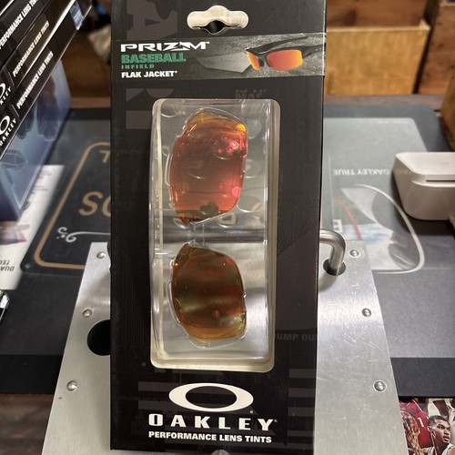 Oakley flak jacket - oakley, red