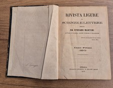 RIVISTA LIGURE IN SCIENZE E