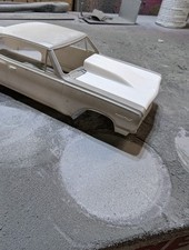 Cappuccio grande AMT 1/25 64 Malibu SS in resina fusa