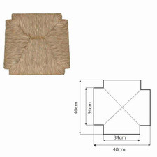 Sedile in paglia palustre per sedia taverna 40x40 seduta sedile fondo ricambio