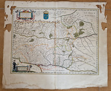 Carta geografica della regione