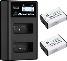 2x LP-E8 batteria e caricatore