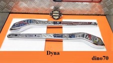 Harley Davidson coppia fender / supporti parafango posteriore cromati per Dyna