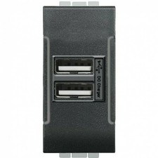 PRESA USB NERO BTICINO LIVING