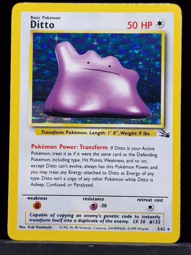 Ditto fossil series holo - fossil,