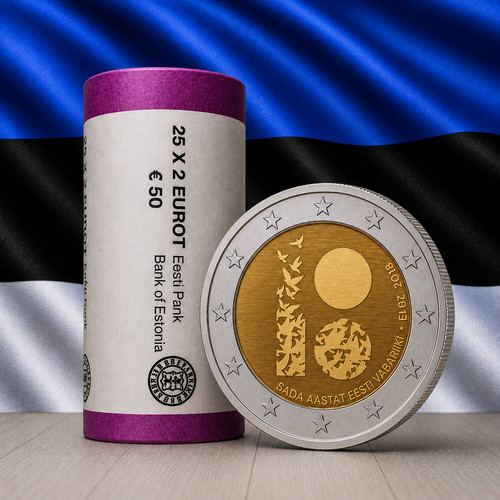 Euro commemorativi estonia - 2,