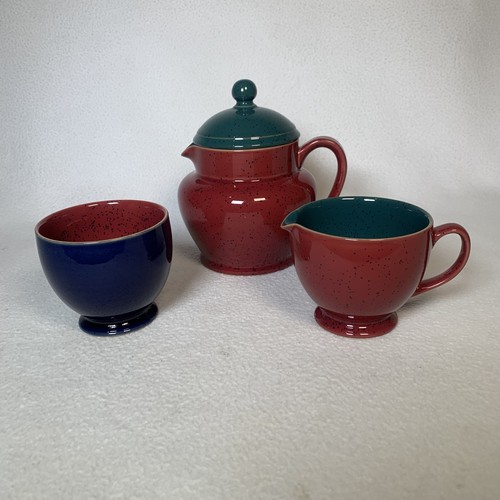 Denby arlecchino gres teiera - arlecchino,