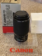 Canon FD 75-200mm f/4.5 ottime