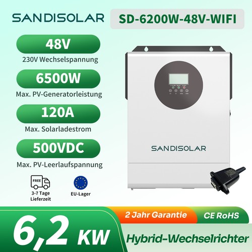 Sandisolar 2kw inverter - sandisolar, 6.2kw
