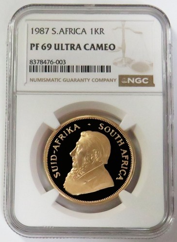 1987 oro sudafrica proof - 1987,