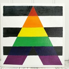 Arte acrilica dipinta a mano