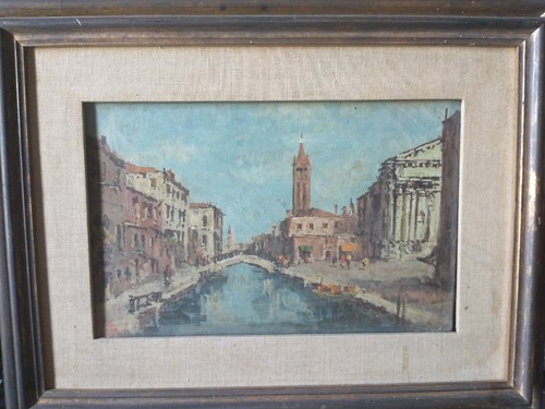 Quadro dipinto olio - dipinto, a
