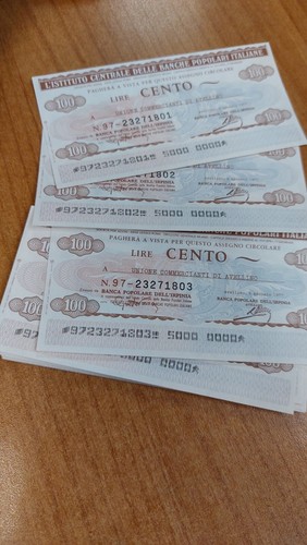 Lotto mini assegni banca - lotto, assegni,