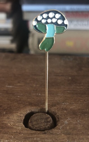 Spilla bastone fungo - , vintage