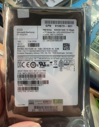 Samsung pm1633a 920 hpe - gb,