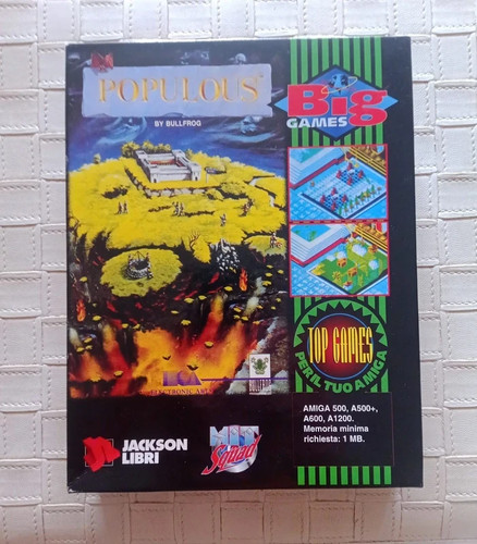 Populous commodore amiga 500 - commodore,