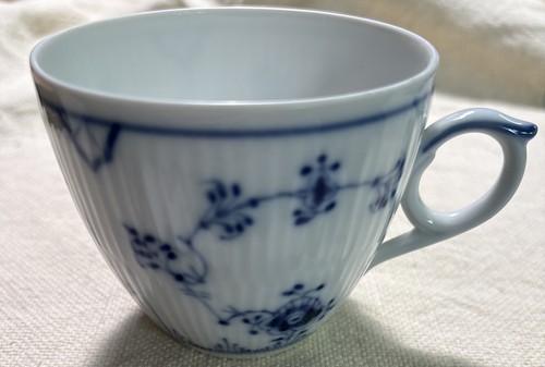 Tazza demitasse blu scanalata - tazza,