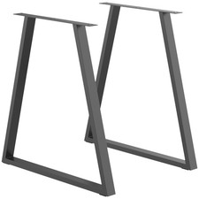HOMCOM Set 2 Gambe per Tavolo